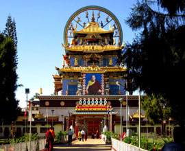 golden-temple tourist-attractions near madikeri
